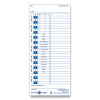 Time Clock Cards For Pyramid Technologies 3000, One Side, 4 X 9, 100/Pack
