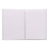 Soft Cover Notebook, College Rule, Pebble Cover, (96) 8.2 x 5.11 Sheets