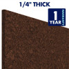 Cork Panels, 12" x 0.38" x 12", Brown, 4/Pack