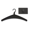 Magnetic Coat Hook With Heavy-Duty Hanger, Metal Hook, Black