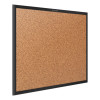 Classic Series Cork Bulletin Board, 48" x 36", Tan Surface, Black Aluminum Frame