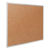 Classic Series Cork Bulletin Board, 96" x 48", Tan Surface, Anodized Aluminum Frame