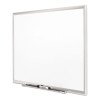 Classic Series Porcelain Magnetic Dry Erase Board, 48" x 36", White Surface, Satin Aluminum Frame