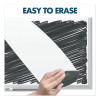 Classic Series Porcelain Magnetic Dry Erase Board, 60" x 36", White Surface, Satin Aluminum Frame