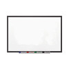 Classic Series Porcelain Magnetic Dry Erase Board, 72" x 48", White Surface, Black Aluminum Frame