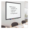 Classic Series Porcelain Magnetic Dry Erase Board, 72" x 48", White Surface, Black Aluminum Frame