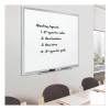 Classic Series Porcelain Magnetic Dry Erase Board, 96" x 48", White Surface, Satin Aluminum Frame