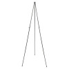 Instant Easel, 62.38" Tall, Metal, Black, Supports Up To 5 Lb