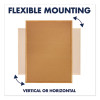 Classic Series Cork Bulletin Board, 96" x 48", Tan Surface, Oak Finished Fiberboard (Mdf) Frame