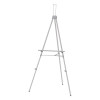 Aluminum Heavy-Duty Display Easel, 38" To 66" Tall, Silver, Supports Up To 45 Lb