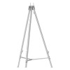 Aluminum Heavy-Duty Display Easel, 38" To 66" Tall, Silver, Supports Up To 45 Lb