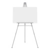 Aluminum Heavy-Duty Display Easel, 38" To 66" Tall, Silver, Supports Up To 45 Lb