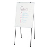 Dry Erase Steel Easel, 29 x 40, Melamine White Surface, Aluminum Frame