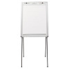 Dry Erase Steel Easel, 29" x 40", White Surface, Satin Aluminum Frame
