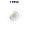 Glass Magnets, Circles, Large, 0.45" Diameter, Clear, 6/Pack