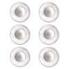 Glass Magnets, Circles, Large, 0.45" Diameter, Clear, 6/Pack