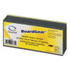 Boardgear Marker Board Eraser, 5" x 2.75" x 1.38", Black/Yellow