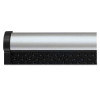 Prestige Black Embossed Foam Bulletin Board, 48" x 36", Black Surface, Silver Aluminum/Plastic Frame