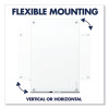 Brilliance Glass Dry-Erase Boards, 48" x 48", White Surface