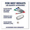 Brilliance Glass Dry-Erase Boards, 96" x 48", White Surface