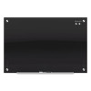 Infinity Magnetic Glass Marker Board, 48" x 36", Black Surface