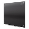 Infinity Magnetic Glass Marker Board, 96" x 48", Black Surface