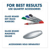 Infinity Magnetic Glass Dry Erase Cubicle Board, 30" x 18", White Surface