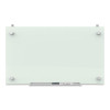 Infinity Magnetic Glass Dry Erase Cubicle Board, 30" x 18", White Surface