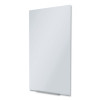 Invisamount Vertical Magnetic Glass Dry-Erase Boards, 28" x 50", White Surface