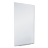 Invisamount Vertical Magnetic Glass Dry-Erase Boards, 28" x 50", White Surface