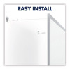 Classic Series Nano-Clean Dry Erase Board, 24" x 18", White Surface, Satin Aluminum Frame