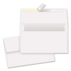 Greeting Card/Invitation Envelope, A-4, Square Flap, Redi-Strip Adhesive Closure, 4.5 x 6.25, White, 50/Box