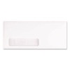 Address-Window Envelope, Lower Left, #10, Commercial Flap, Gummed Closure, 4.13 x 9.5, White, 500/Box
