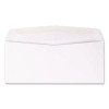 Address-Window Envelope, #10, Commercial Flap, Gummed Closure, 4.13 x 9.5, White, 500/Box