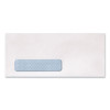 Security Tint Window Envelope, #10, Bankers Flap, Gummed Closure, 4.13 x 9.5, White, 500/Box