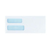Double Window Security-Tinted Check Envelope, #10, Commercial Flap, Gummed Closure, 4.13 X 9.5, White, 500/Box