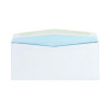 Double Window Security-Tinted Check Envelope, #10, Commercial Flap, Gummed Closure, 4.13 X 9.5, White, 500/Box