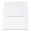 Greeting Card/Invitation Envelope, A-2, Square Flap, Gummed Closure, 4.38 X 5.75, White, 100/Box