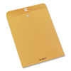 Clasp Envelope, 28 Lb Bond Weight Kraft, #75, Square Flap, Clasp/Gummed Closure, 7.5 x 10.5, Brown Kraft, 100/Box