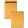 Clasp Envelope, 28 Lb Bond Weight Kraft, #97, Square Flap, Clasp/Gummed Closure, 10 x 13, Brown Kraft, 100/Box