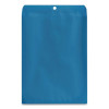 Clasp Envelope, 28 Lb Bond Weight Kraft, #90, Square Flap, Clasp/Gummed Closure, 9 x 12, Blue, 10/Pack
