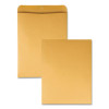 Catalog Envelope, 28 Lb Bond Weight Kraft, #15 1/2, Square Flap, Gummed Closure, 12 x 15.5, Brown Kraft, 100/Box
