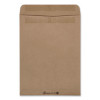 Recycled Brown Kraft Redi-Seal Envelope, #10 1/2, Cheese Blade Flap, Redi-Seal Adhesive Closure, 9 x 12, Brown Kraft, 100/Box