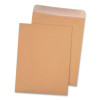 High Bulk Self-Sealing Envelopes, #10 1/2, Cheese Blade Flap, Redi-Seal Adhesive Closure, 9 x 12, Brown Kraft, 100/Box