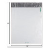 Redi-Strip Poly Expansion Mailer, #5 1/4, Square Flap, Redi-Strip Adhesive Closure, 13 x 16, White, 100/Carton
