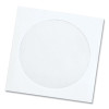 Cd/Dvd Sleeves, 1 Disc Capacity, White, 100/Box