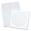Cd/Dvd Sleeves, 1 Disc Capacity, White, 100/Box