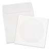 Cd/Dvd Sleeves, 1 Disc Capacity, White, 250/Box