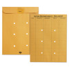 Brown Kraft Resealable Redi-Tac Interoffice Envelope, #97, One-Sided Five-Column Format, 10 X 13, Brown Kraft, 100/Box