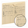 Employee Record Jacket, Straight Tab, Letter Size, Manila, 100/Box